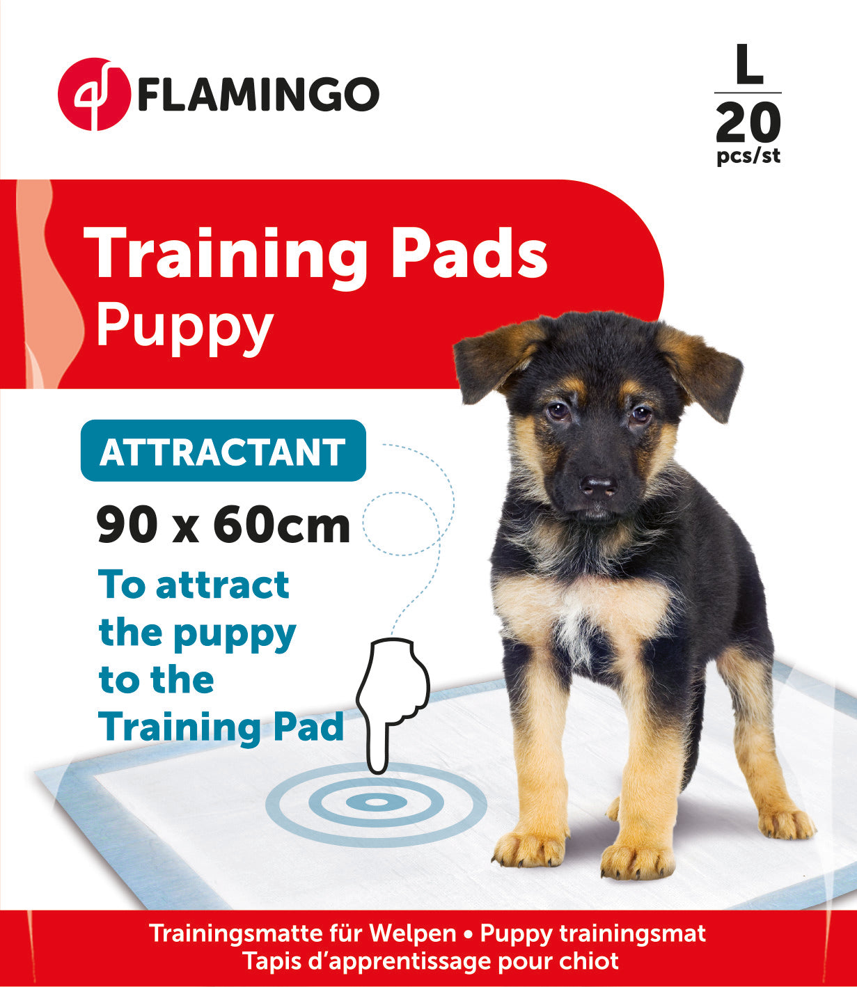 Empapadores educativos con atrayente T3 para perros