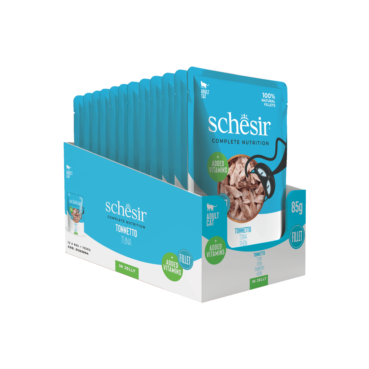 Schesir Sobre Atún 85g alimento completo para gatos - imagen 3