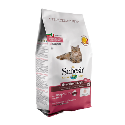 Schesir Esterilizado & Light con Jamón 10Kg
