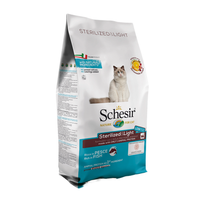 Schesir Esterilizado & Light con Pescado 10Kg