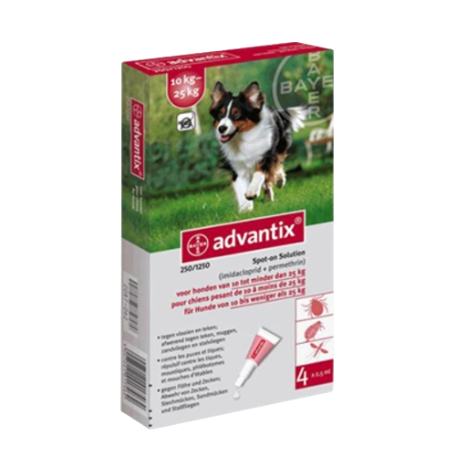 Advantix 10–25 kg (4 pipetas)