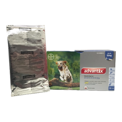 Advantix +25 kg (4 pipetas blister)