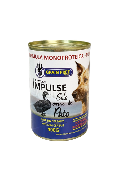 Lata Natural Impulse Perro 400g