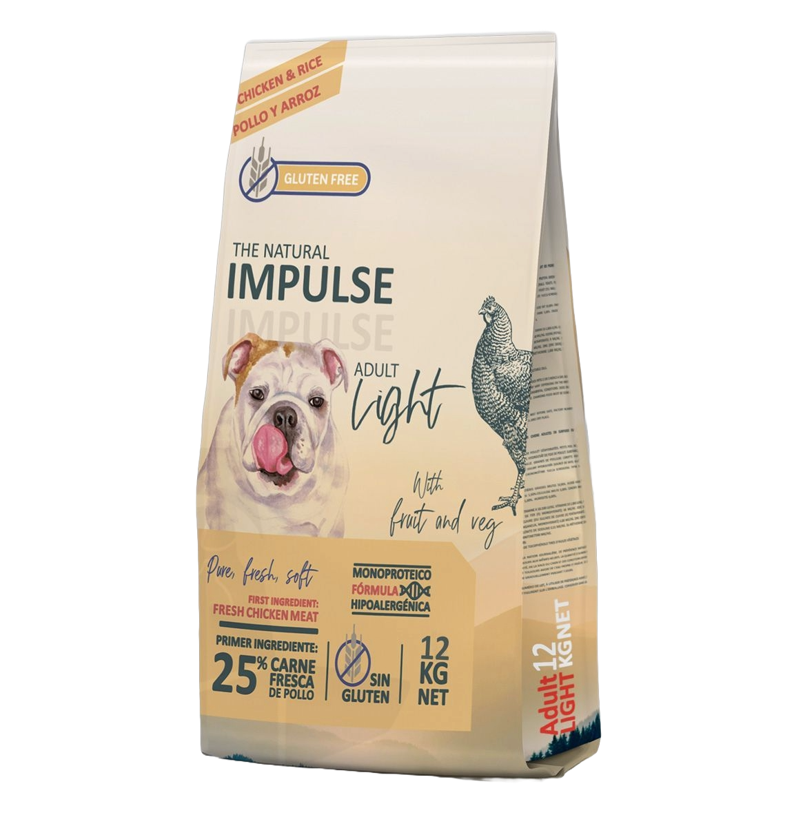 Pienso Impulse Light Perros 12kg