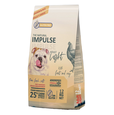 Pienso Impulse Light Perros 12kg