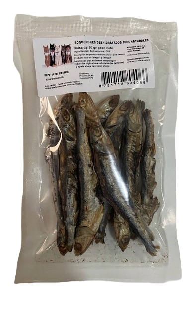 Boquerones Deshidratados para Gatos 50g