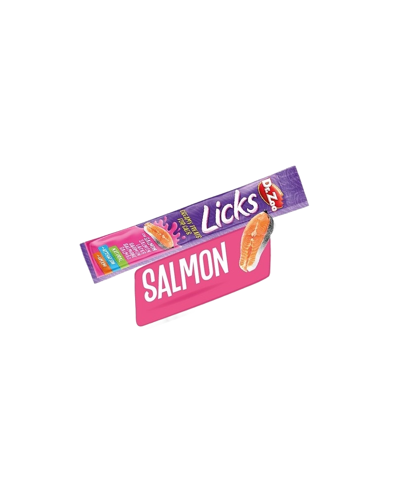 Dr.Zoo Licks Salmón 4x15g