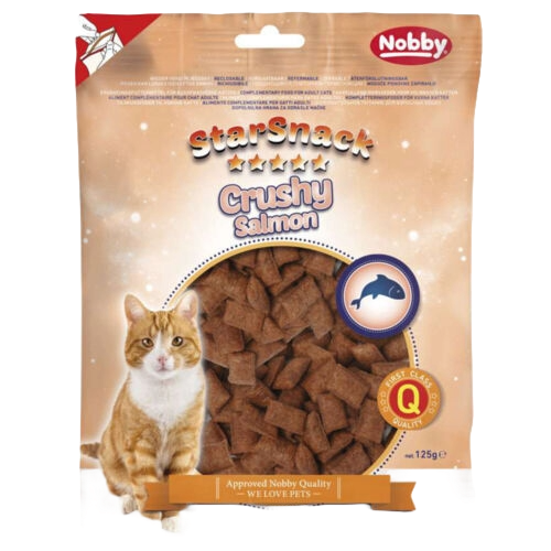 Snack para Gatos Starsnack Crushi Salmón – 125g