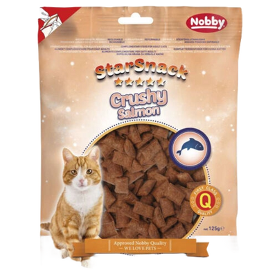 Snack para Gatos Starsnack Crushi Salmón – 125g