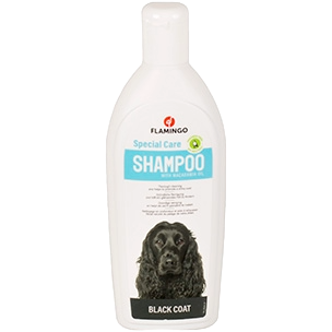 Champú Flamingo para Perros de Pelo Oscuro con Aceite de Macadamia