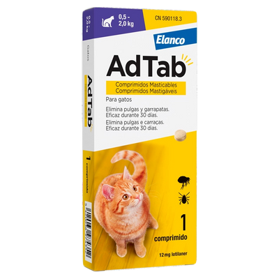 AdTab Comprimidos Masticables para Gatos (0,5 - 2 kg)