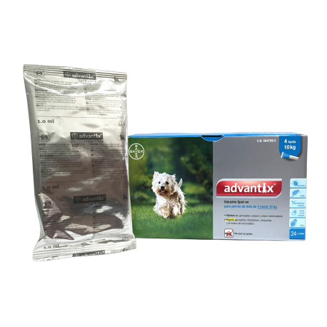 Advantix 4–10 kg (4 pipetas blister)