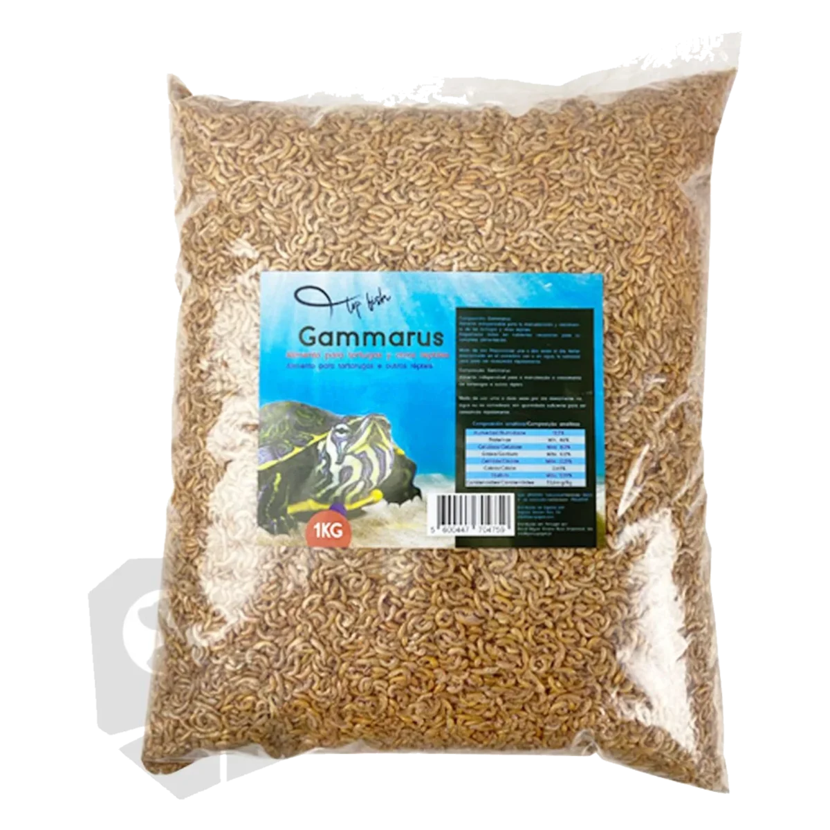 Alimento tortugas gammarus 1 kg