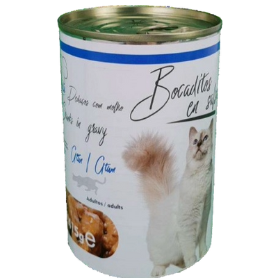 Bocaditos en Salsa Sabor Atún para Gatos (415g)