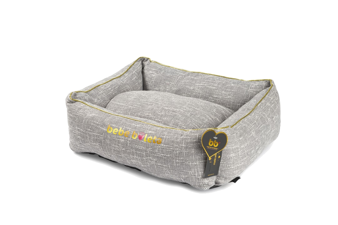 Cama bebé boleta rectangular pequeña para perros