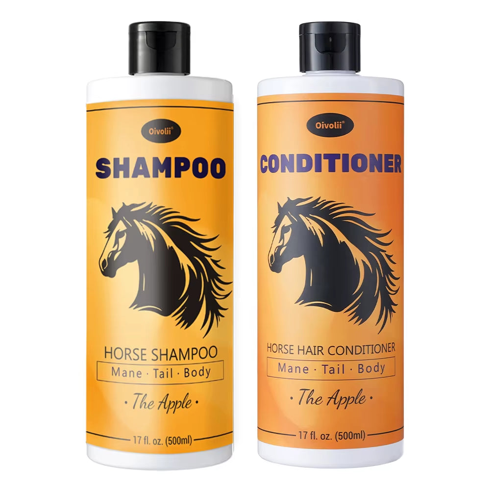 Champú y acondicionador para caballos con aroma a manzana, 500 ml - vista 8