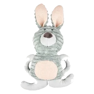 Conejo de peluche verde Small Dog Club de 29 cm para perros
