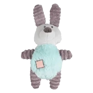 Conejo de peluche verde Small Dog Club de 27 cm para perros