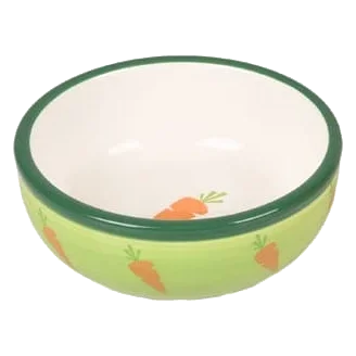 Cuenco para comida pequenos roedores ibo ceramica verde 13cm 310 ml