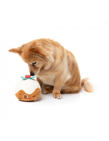 Peluche navideño para perros FuzzYard Hey Puddin' (talla S)