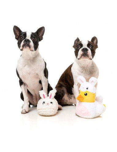 Peluche de Pascua para perros FuzzYard Fluffy Bunny Slipper
