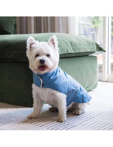 Chaleco acolchado para perros FuzzYard Life French Blue