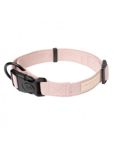 Collar de perro de algodón FuzzYard Life Soft Blush (talla L)