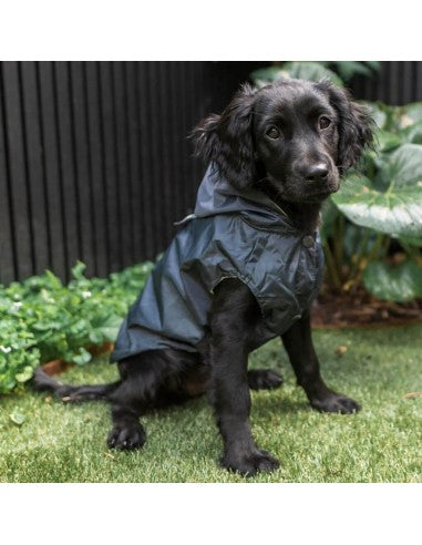 Chubasquero impermeable para perros FuzzYard Life Slate Grey