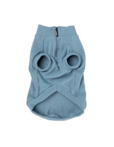 Jersey de canalé para perros FuzzYard Life French Blue