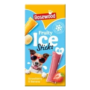 Helado de frutas Rosewood para perros, pack de 4 uds