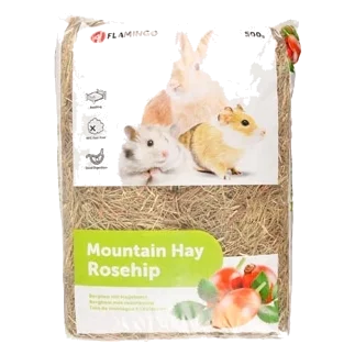 Heno de montaña con Escaramujo (Rosehip)500gr para roedores