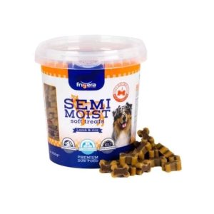 Snacks semi-húmedos cordero con arroz 500 gr con bote transparente cerrable