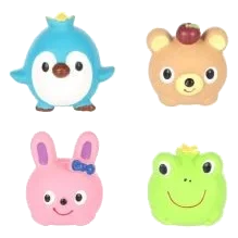 Juguete de látex pingüino, oso, conejo o rana para perros