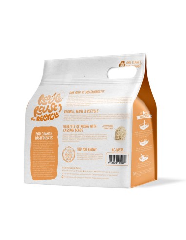 Arena para gatos de guisante y yuca Kit Cat 2nd Chance 7 L