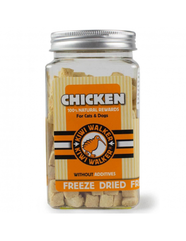 Snacks naturales perros y gatos Kiwi Walker pollo 80 g