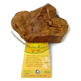 Mordedor natural de raíz de brezo talla XS para perros