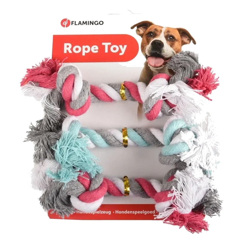 Nudo de algodón mini, pack de 3 unidades para perros