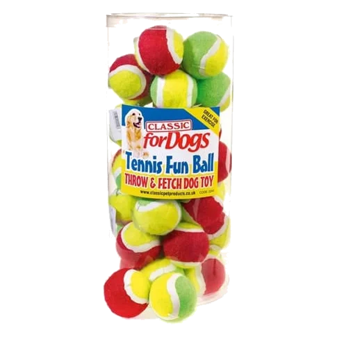 Pelota de tenis Classic Mini Tennis Fun Ball para perros, 45 mm