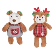 Peluche de Navidad ositos con sonido Flamingo para perros