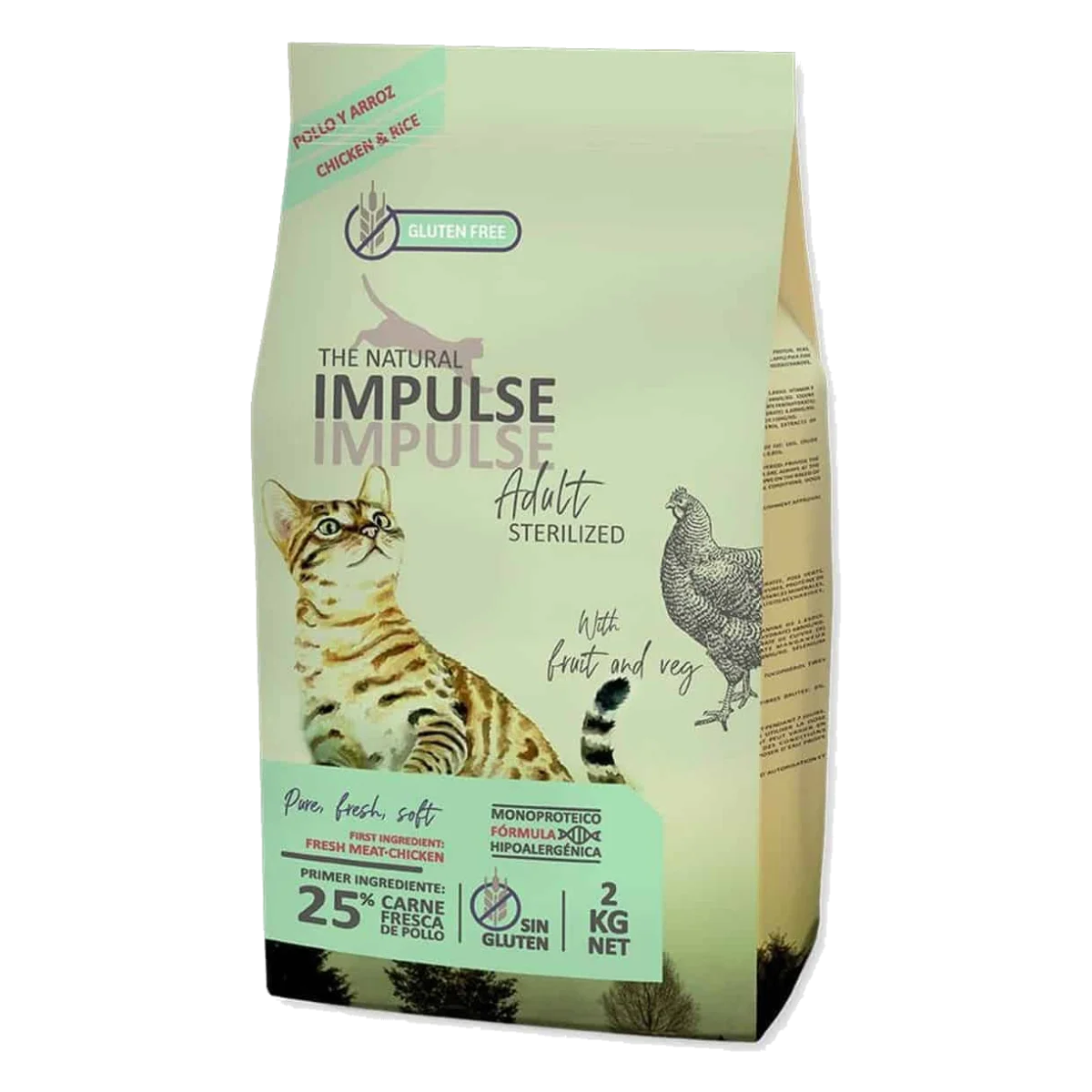 Pienso Impulse gatos esterelizados 300 gr