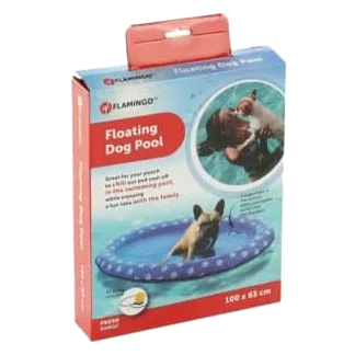 Piscina flotante Flamingo para perros de hasta 40 kg