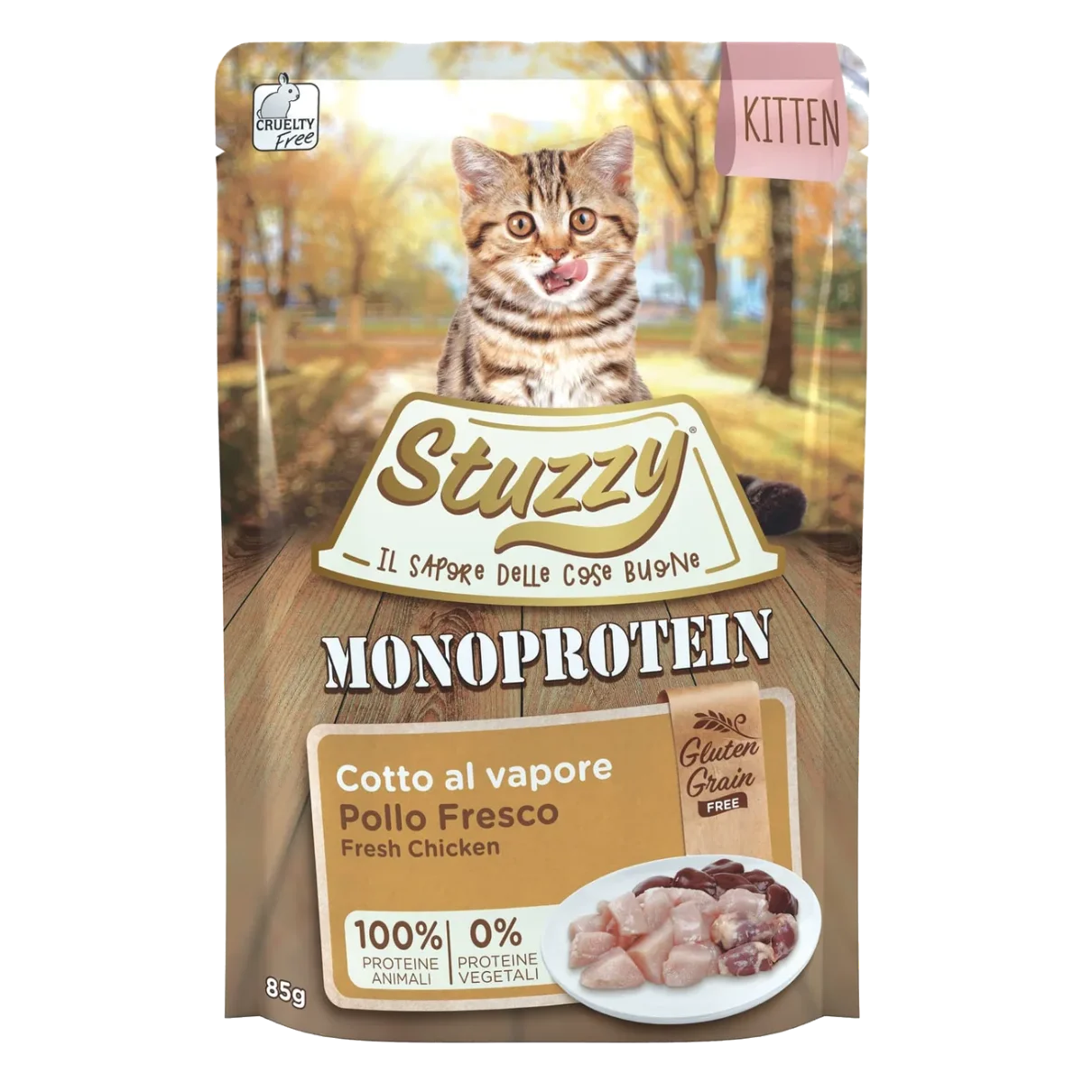 Stuzzy GrainFree Monoprotein kitten 85g para gatos