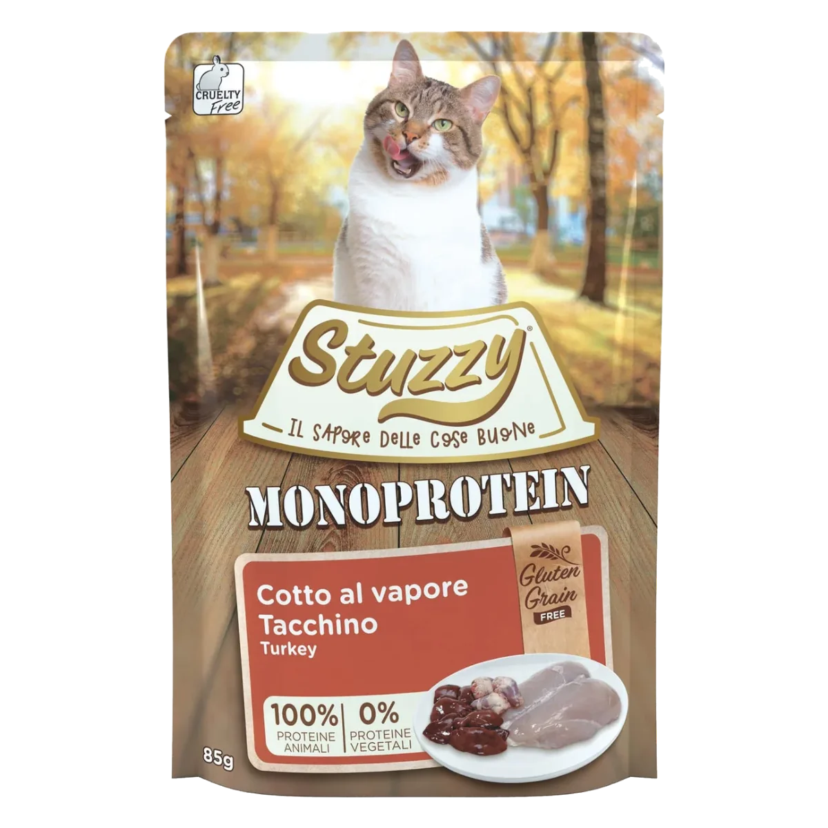 Stuzzy GrainFree Monoprotein Pavo 85g para gatos