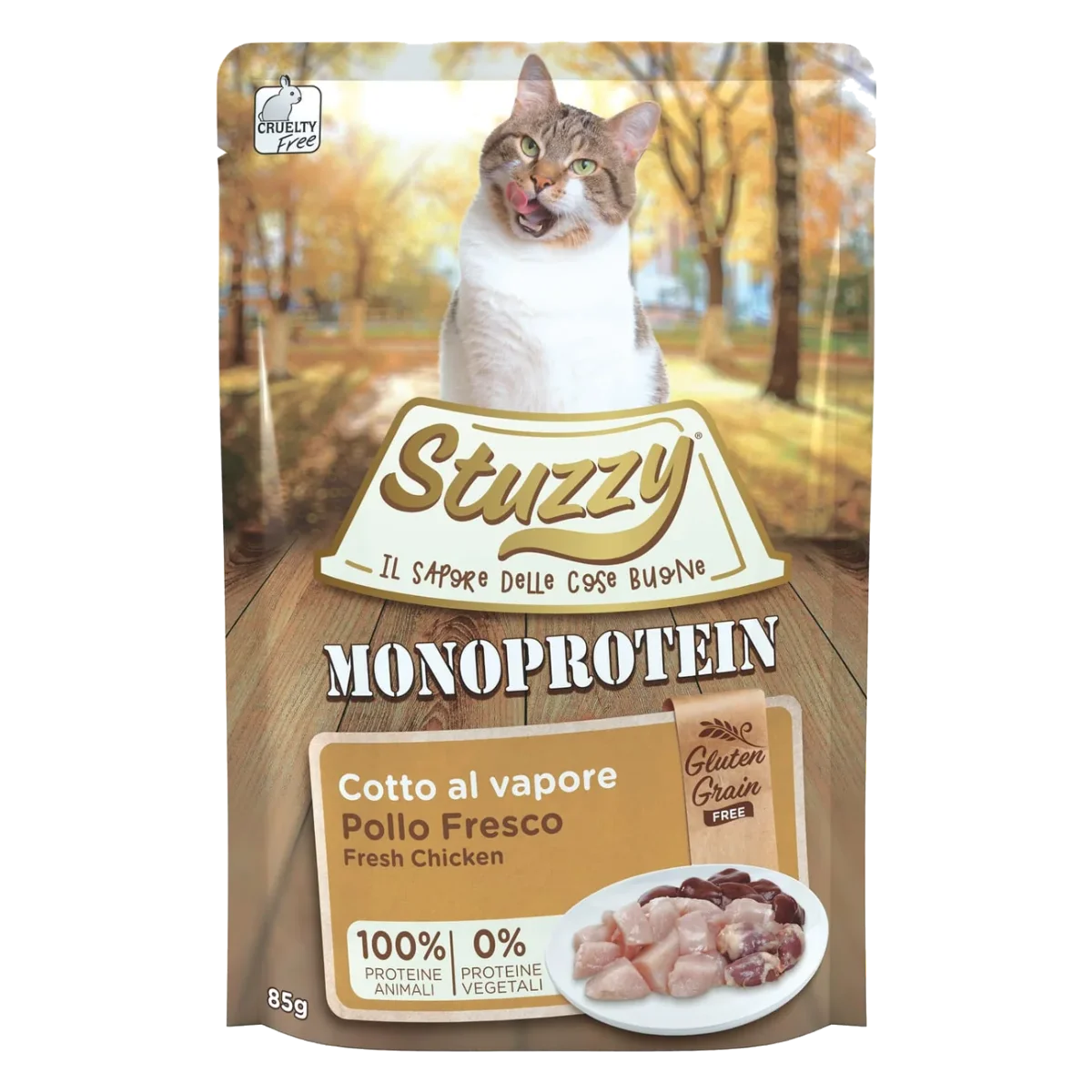 Stuzzy GrainFree Monoprotein Pollo fresco 85g para gatos