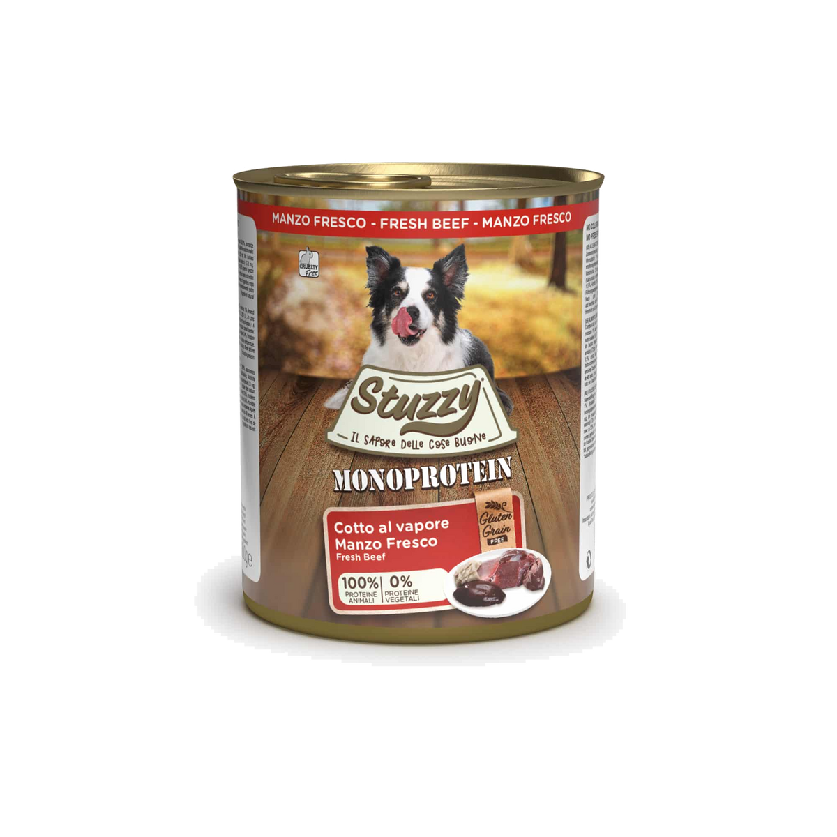Stuzzy monoprotein buey fresco para perros