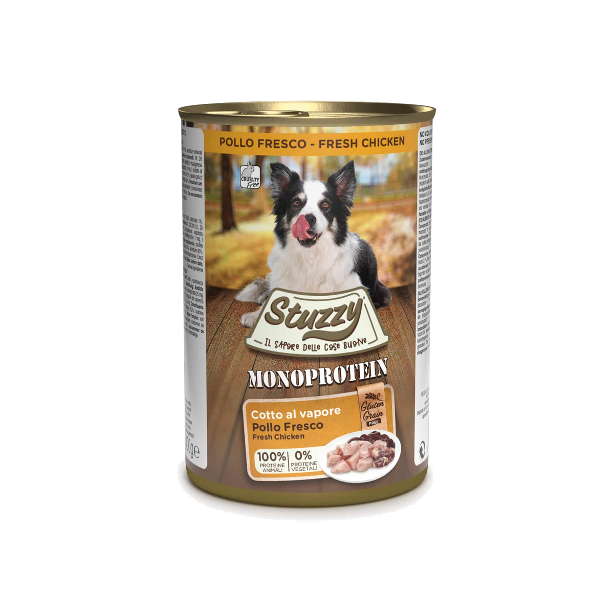 Stuzzy monoprotein pollo fresco para perros