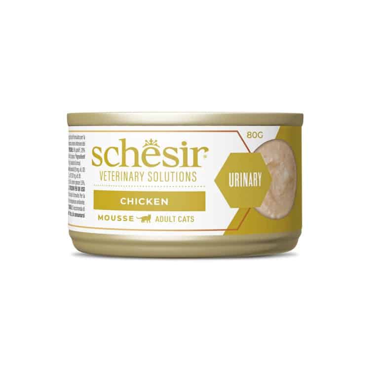 Schesir dieta urinary pollo en mousse para gatos - imagen 2
