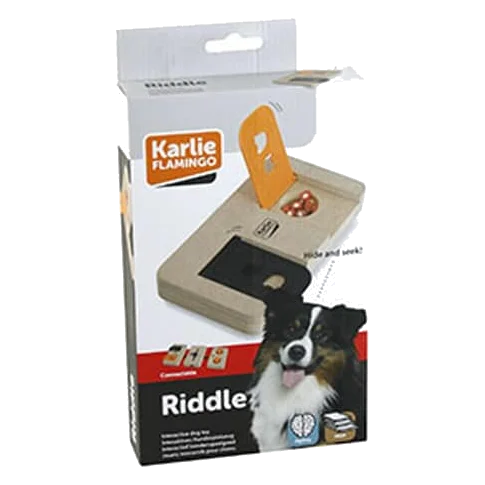 W brain train riddle 22 x 12cm para perros