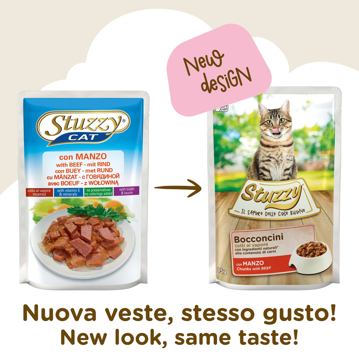 Stuzzy Cat Sobres Buey 85 gr para gatos - imagen 2