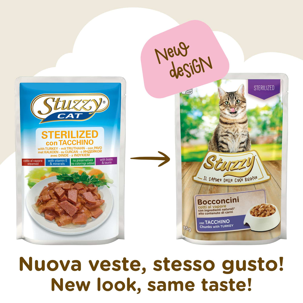 Stuzzy Cat Sobres Pavo para gatos esterilizados 85 gr - imagen 2